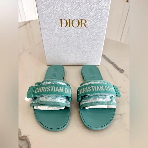 Dior Dioriveria Dio(r)evolution Slide Sandals - Picture 2 of 7